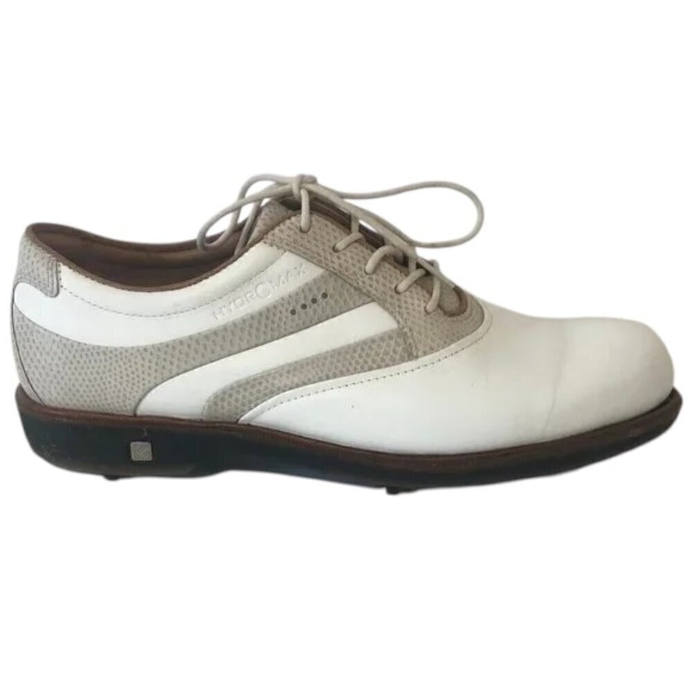 ECCO HydroMax Golf Shoes Women's Size 9/9.5 EU40 White Gray